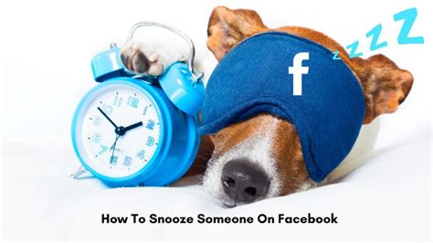 How to Snooze Someone on Facebook