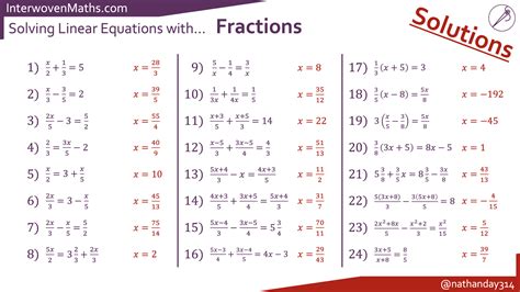 How to Solve Linear Equations with Fractions Algebra 1 Math Video