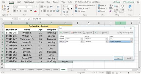 How to Sort Data in Excel 1st Grade Worksheets, Number Worksheets