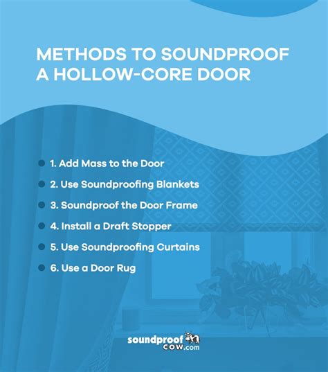 How to Soundproof a Hollow Door - Soundproof Cow