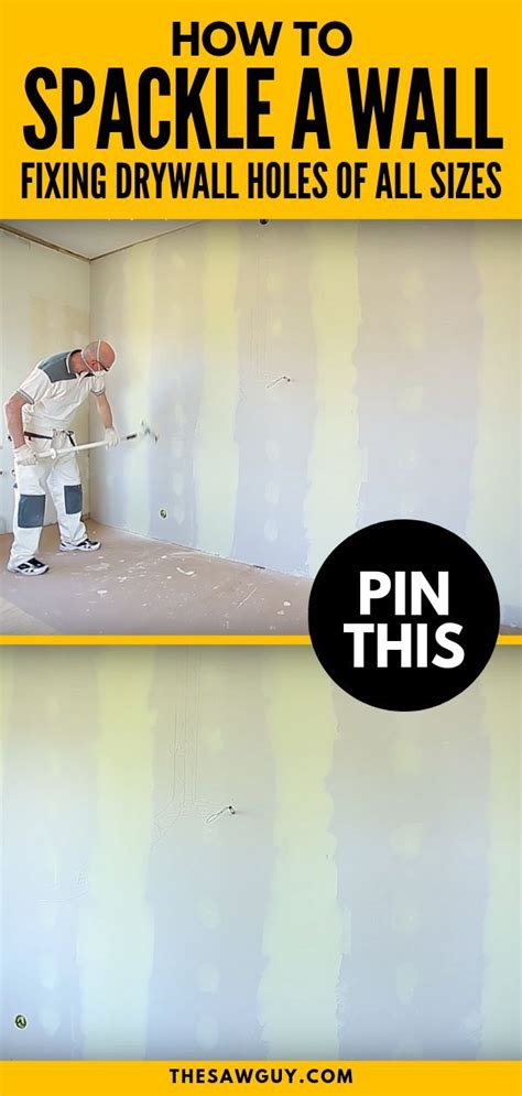 How to Spackle a Wall – Fixing Drywall Holes of All Sizes - The Saw …