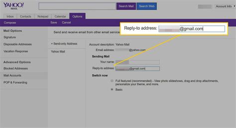 How to Specify a Reply to Address in Yahoo Mail