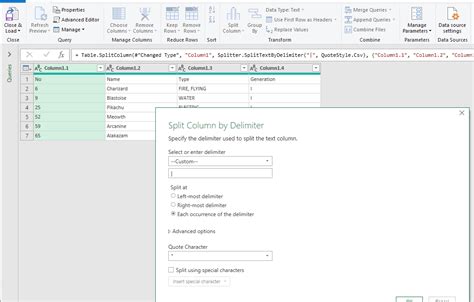 How to Split Cells and Text in Excel with Power Query