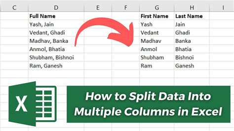 How to Split Cells in Excel? 3 Easy Methods - Simon Sez IT