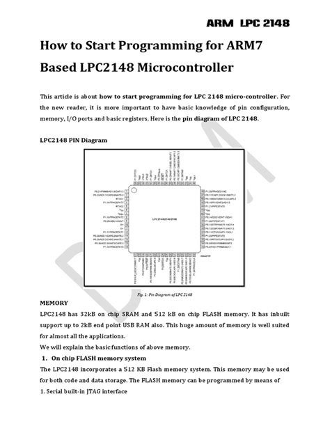 How to Start Programming for ARM7 Based LPC2148 Microcontroller