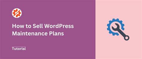 How to Start Selling WordPress Maintenance Plans