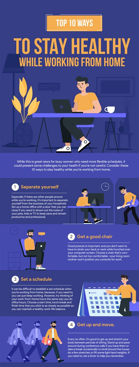 How to Stay Healthy While Working From Home Telecommuting Tips