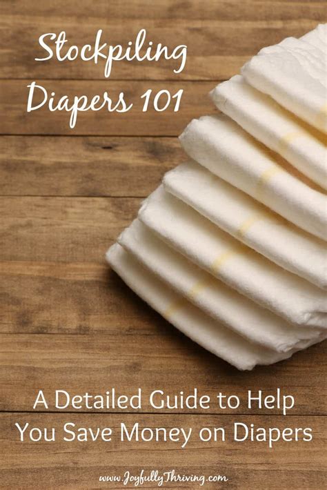 How to Stockpile Diapers