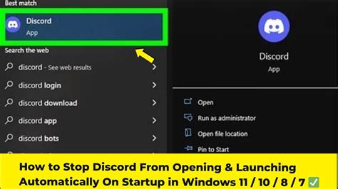 How to Stop Discord From Opening Automatically on Startup