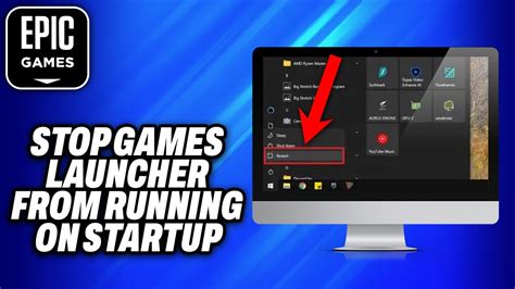 How to Stop Epic Games Launcher from Running on Startup
