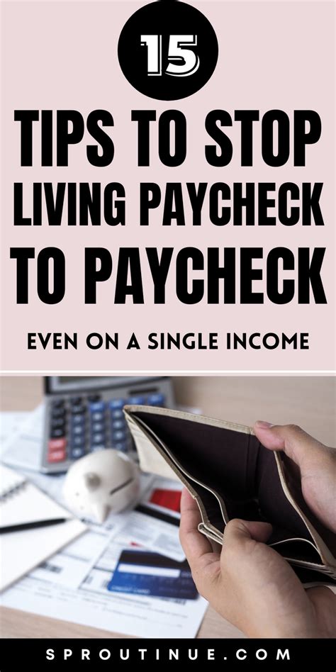 How to Stop Living Paycheck to Paycheck