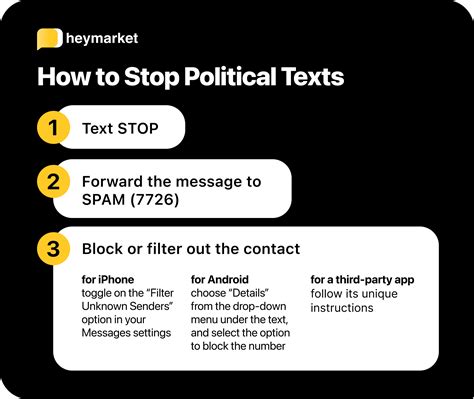 How to Stop Political Texts Dont Text