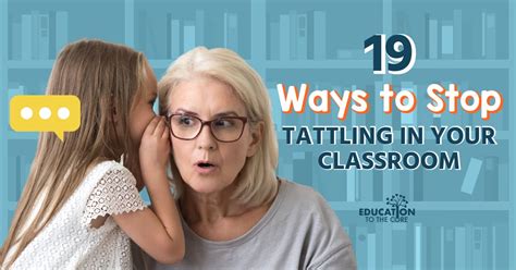 How to Stop Tattling in Your Classroom