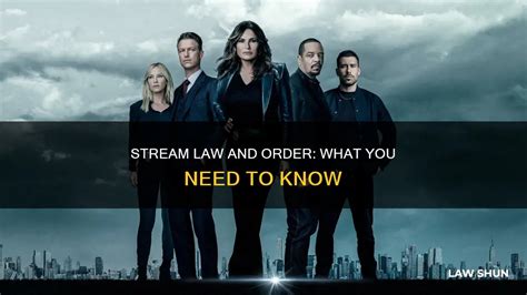 How to Stream Law and Order