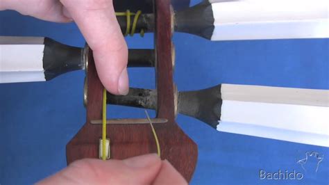 How to String a Tsugaru Shamisen - Bachido - YouTube