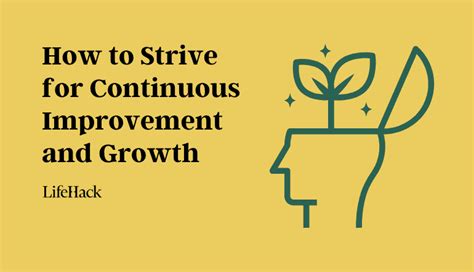 How to Strive for Continuous Improvement and Growth - Lifehack