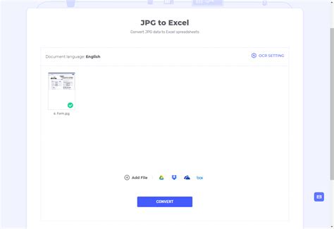 How to Swiftly Convert JPG to Excel Online HiPDF