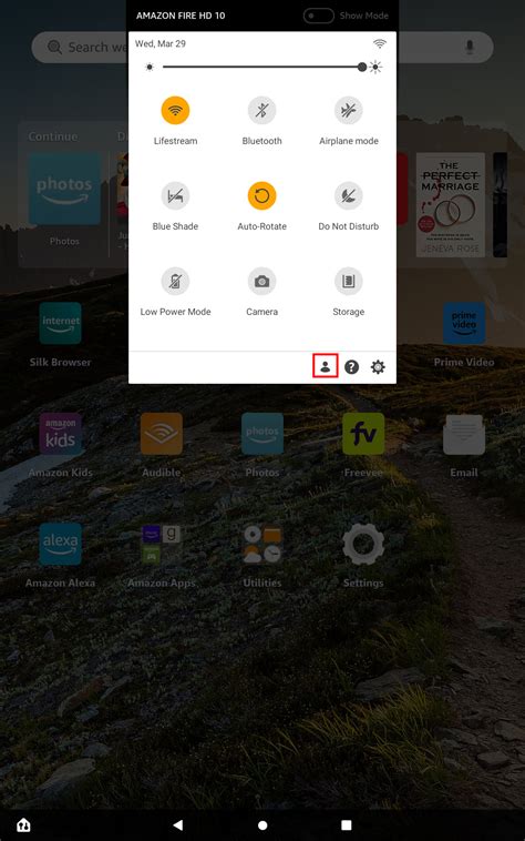 How to Switch Profiles on a Fire Tablet