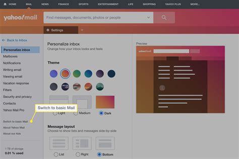 How to Switch to Yahoo Mail Basic Simple HTML 
