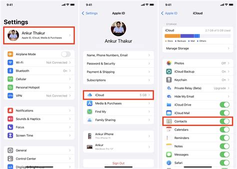 How to Sync Contacts from iPhone to Mac