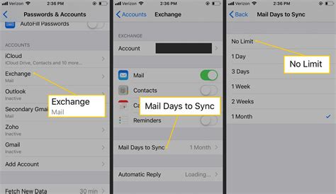 How to Sync More Emails in Exchange Accounts for iPhone