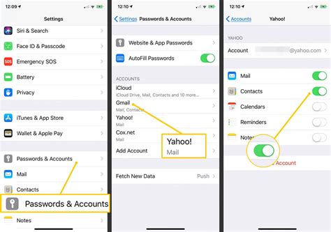 How to Sync iPhone With Yahoo and Google Contacts