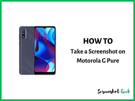 How to Take Screenshot In Motorola G Pure – 5 EASY WAYS! - Tec…