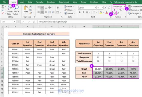 How to Tally Survey Results in Excel (Step by Step) ExcelDemy
