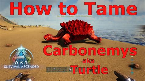 How to Tame Carbonemys in ARK: Survival Evolved - Gamezo