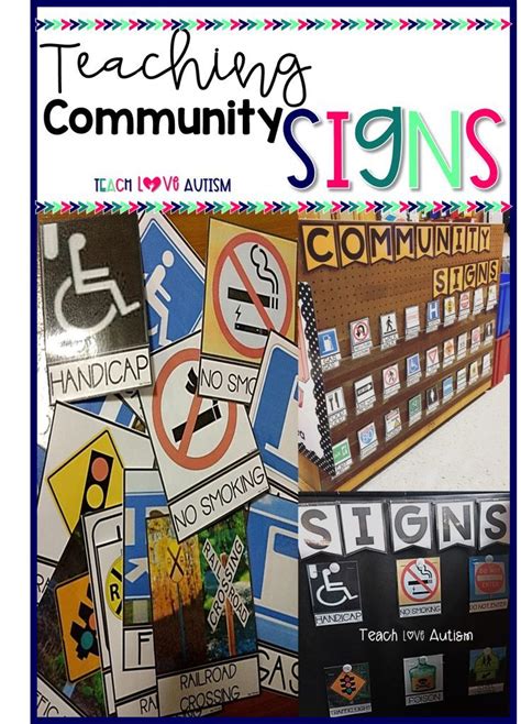 How to Teach Community Signs in the Classroom Teaching, Life skills