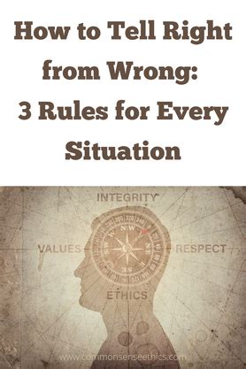 How to Tell Right From Wrong: 3 Rules For Every Situation