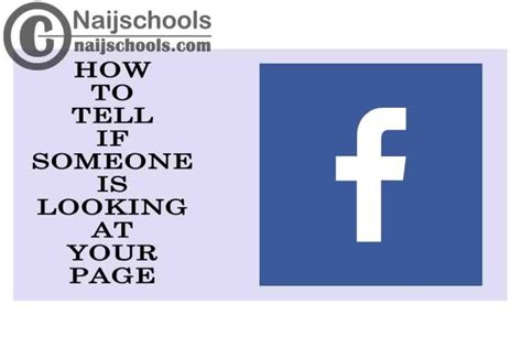 How to Tell if Someone is Looking at Your Facebook Page - NA…