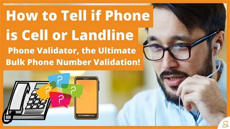 How to Tell if a Number Is a Cell Phone or a Landline