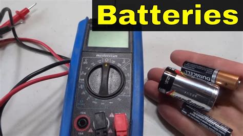 How to Test AA Battery With Multimeter YouTube