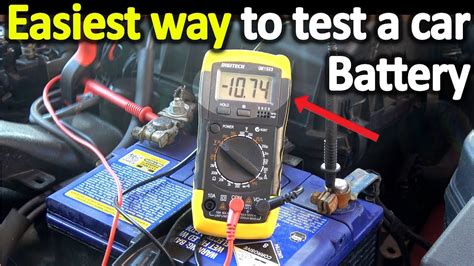 How to Test a Car Battery With a Multimeter Tontio