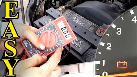 How to Test a Car Battery with a Multimeter YouTube