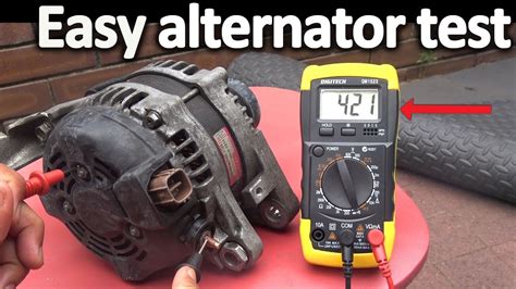 How to Test an Alternator ( Testing the Voltage Regulator, Diode rectifier and Stator) YouTube
