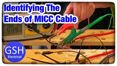 How to Test and Identifying the Conductors on MICC Cable