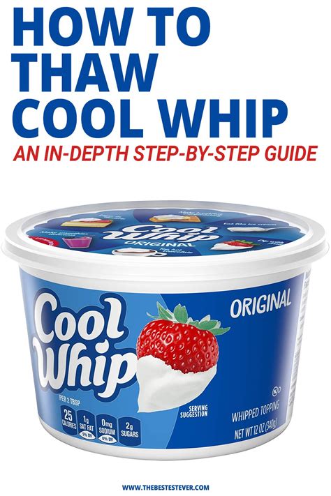 How to Thaw Cool Whip Quickly in 3 Different Methods (2024)