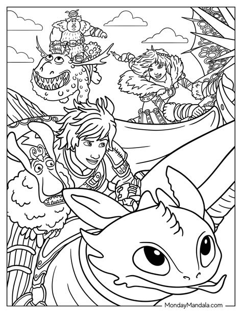 How to Train Your Dragon 2 Free Coloring and Activity Pages 