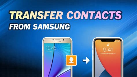 How to Transfer Contacts From an iPhone to a Samsung