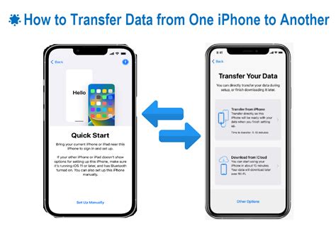 How to Transfer Data from Old iPhone to iPhone 13 (Setup …