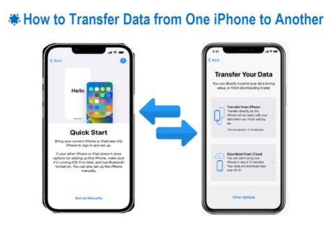 How to Transfer Data from One iPhone to Another