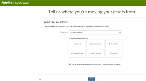 How to Transfer from Etrade to Fidelity - UseFidelity