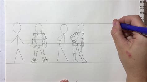 How to Transform STICK MAN into Human Figure! Drawing Tutorial YouTube