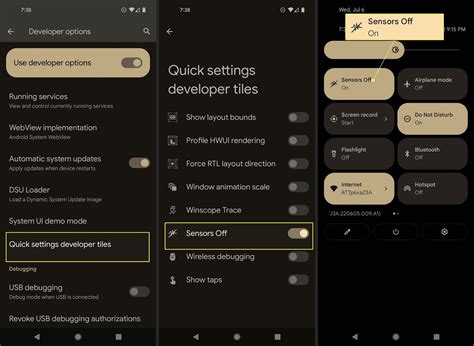 How to Turn Off Android Phone Sensors