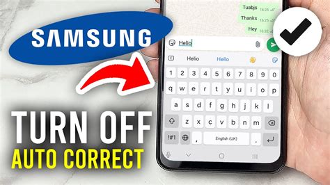 How to Turn Off Autocorrect on Samsung