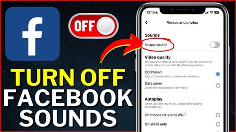 How to Turn Off Facebook Sounds