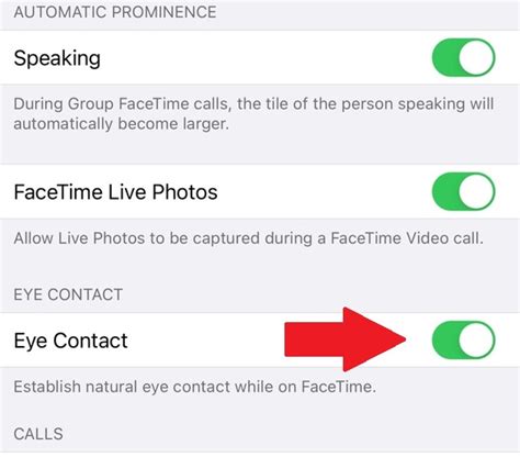 How to Turn Off Fake Eye Contact in FaceTime on iPhone