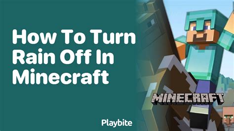 How to Turn Off Rain in Minecraft